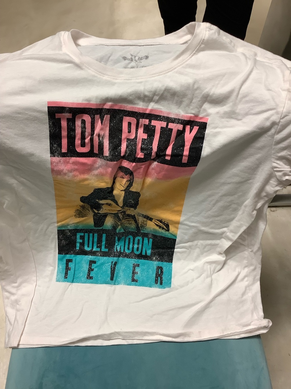 Hybrid & company White Tom Petty Full Moon Fever Graphic Tee